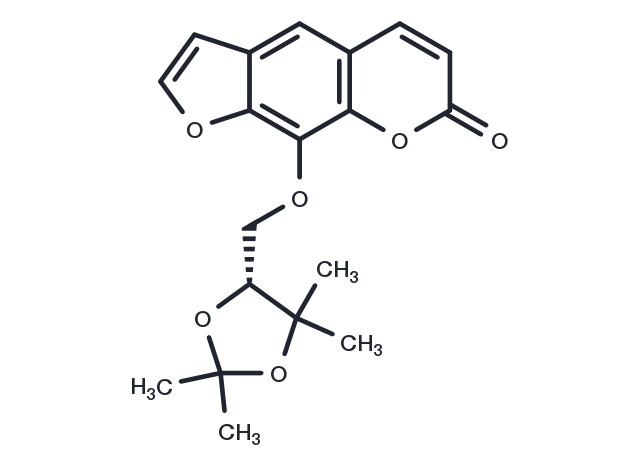 TargetMol Chemical Structure Heraclenol acetonide