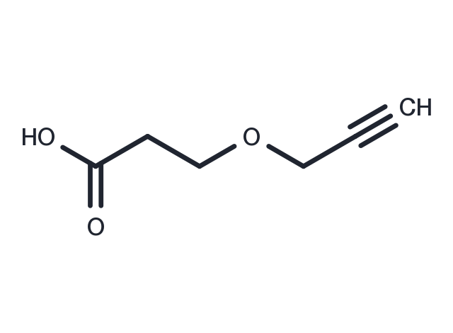 Propargyl-PEG1-acid Chemical Structure