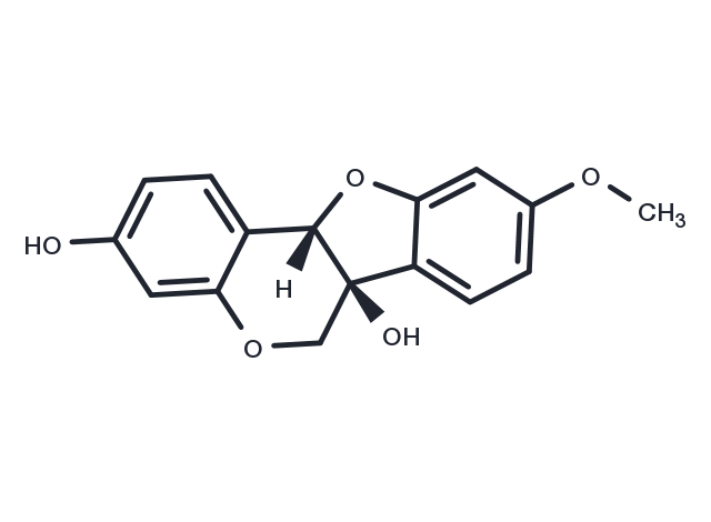 6alpha-Hydroxymedicarpin Chemical Structure