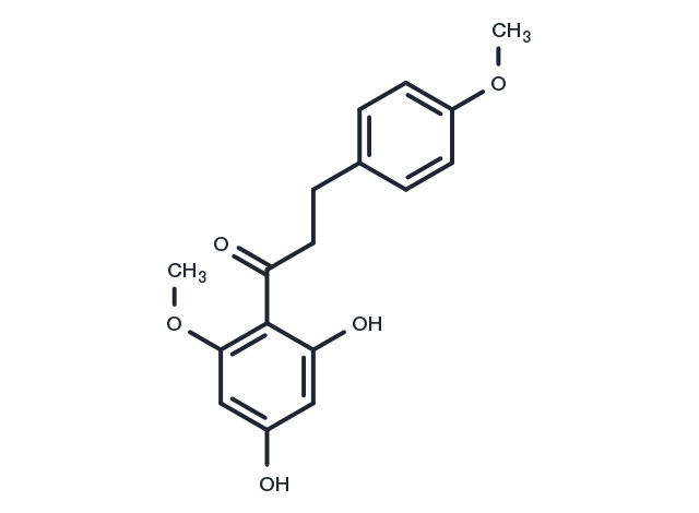 TargetMol Chemical Structure 2,4-Dihydroxy-4,6-dimethoxydihydrochalcone