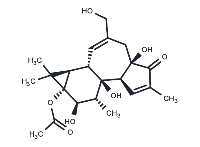 Phorbol 13-acetate Chemical Structure