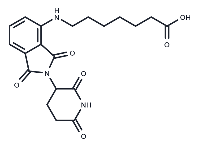 Pomalidomide-C6-COOH Chemical Structure
