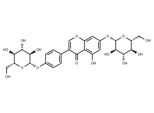 TargetMol Chemical Structure Genistein 7,4'-di-O-β-D-glucoside