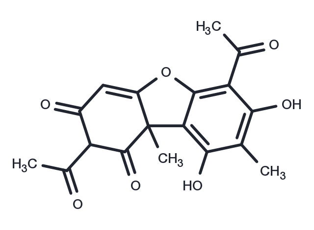 Usnic Acid Chemical Structure