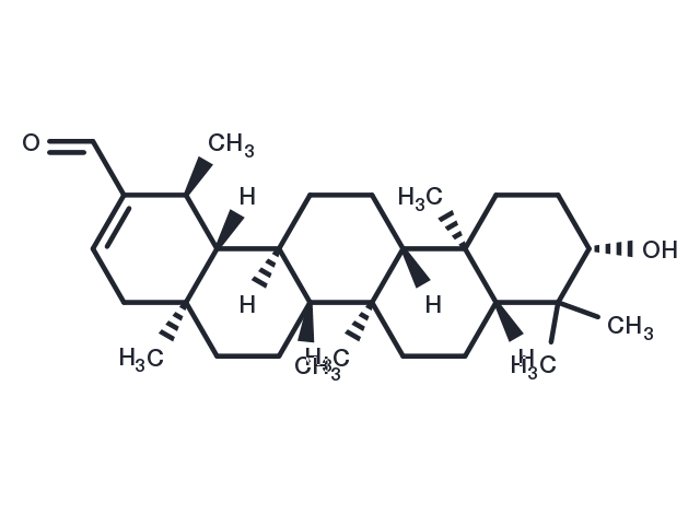 30-Oxopseudotaraxasterol Chemical Structure