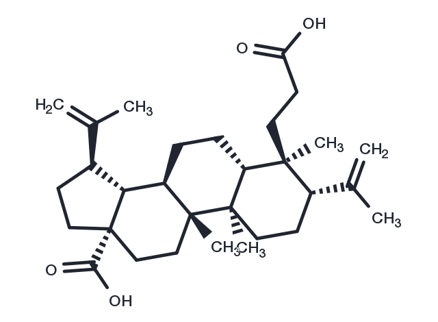 TargetMol Chemical Structure 3,4-Secolupa-4(23),20(29)-diene-3,28-dioic acid