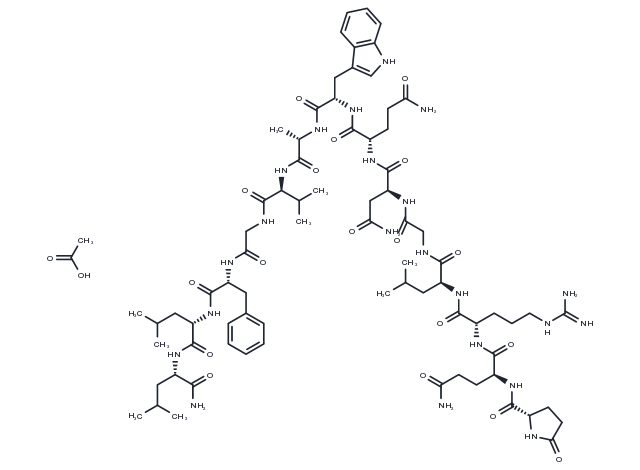 [D-Phe12,Leu14]-Bombesin acetate Chemical Structure
