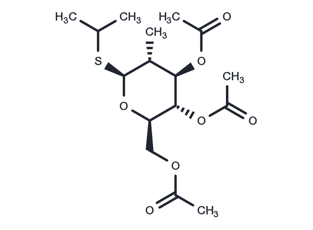 TargetMol Chemical Structure 1-(Isopropylthio)-2,3,4,6-tetra-o-Ac-beta-D-glucosylpyranose