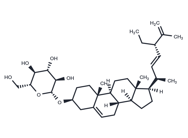 22-Dehydroclerosterol glucoside Chemical Structure
