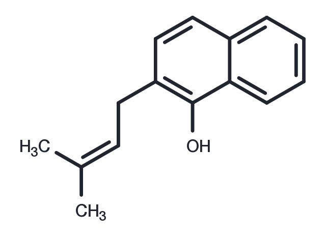 TargetMol Chemical Structure 1-Hydroxy-2-prenylnaphthalene