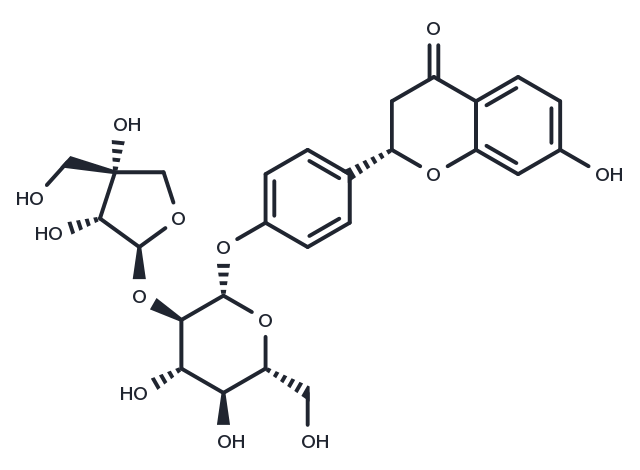 Liquiritin apioside Chemical Structure