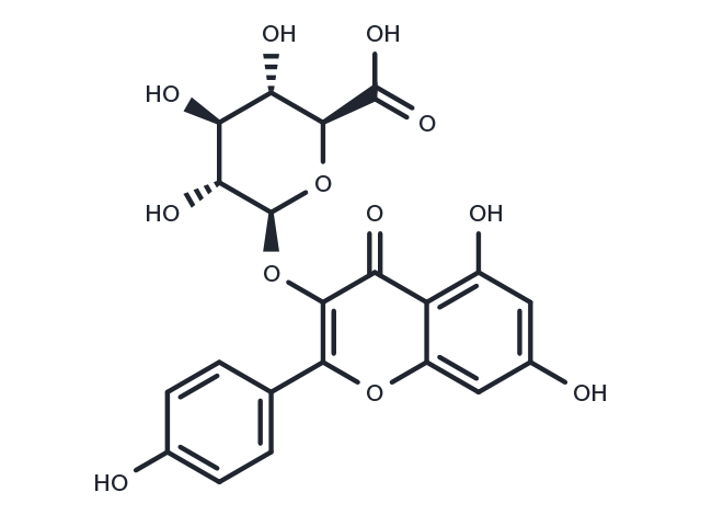 TargetMol Chemical Structure Kaempferol 3-O-β-D-glucuronide