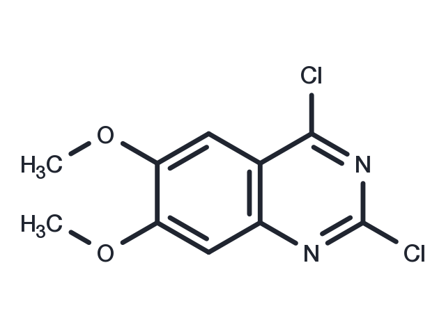 2,4-Dichloro-6,7-dimethoxyquinazoline Chemical Structure