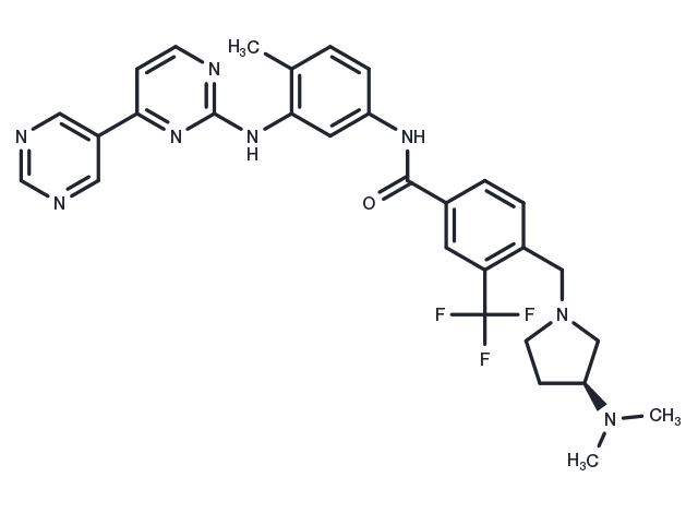 TargetMol Chemical Structure Bafetinib