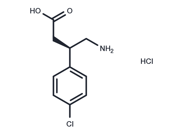 (R)-Baclofen hydrochloride Chemical Structure