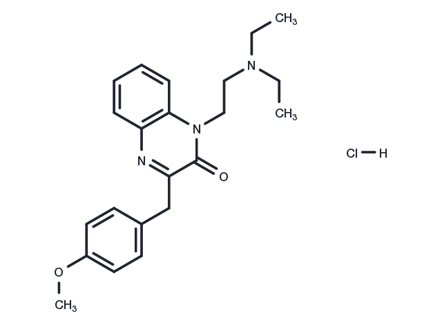 TargetMol Chemical Structure Caroverine hydrochloride