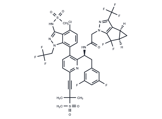 Lenacapavir Chemical Structure