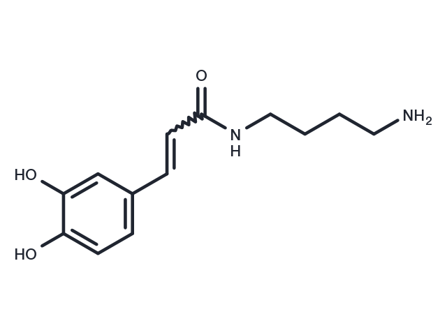 TargetMol Chemical Structure N-​Caffeoylputrescine,​(E)​-