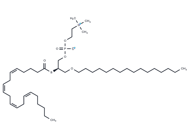 Arachidonoyl thio-PC Chemical Structure