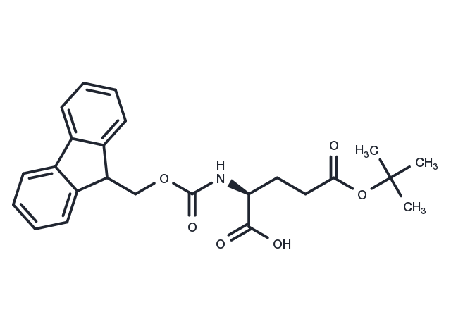 Fmoc-L-glutamic acid 5-tert-butyl ester Chemical Structure