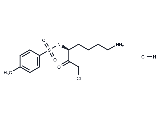 TargetMol Chemical Structure N-alpha-Tosyl-L-lysine chloromethyl ketone hydrochloride