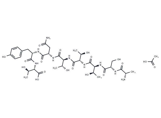 TargetMol Chemical Structure Peptide T acetate(106362-32-7 free base)