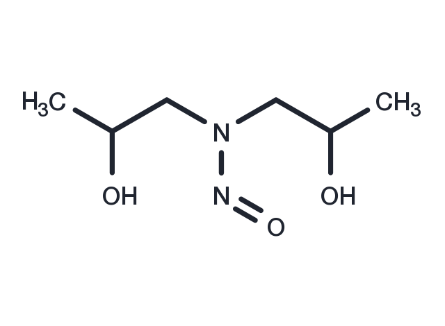 N-Bis(2-hydroxypropyl)nitrosamine Chemical Structure