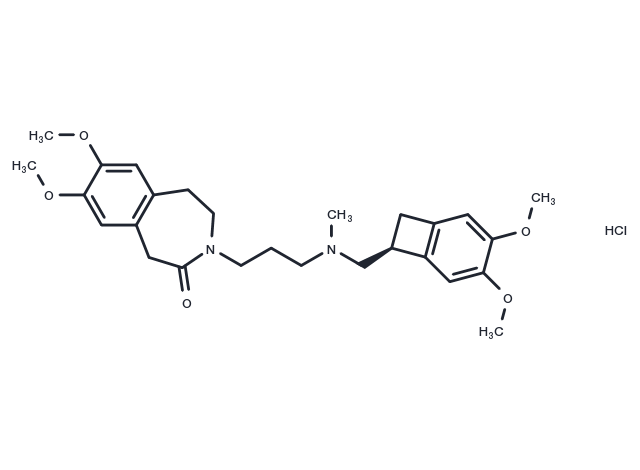 TargetMol Chemical Structure Ivabradine hydrochloride