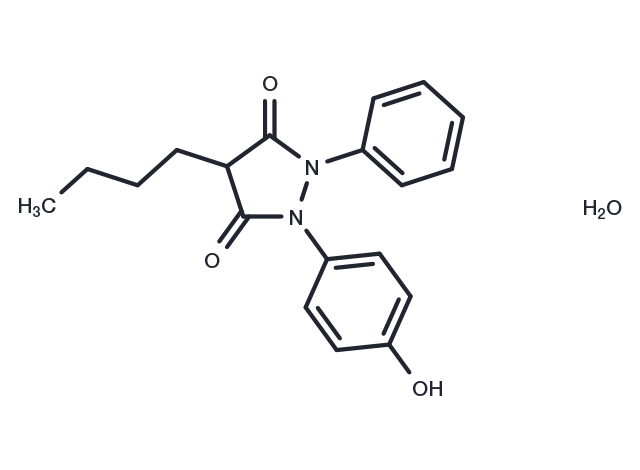 Oxyphenbutazone monohydrate Chemical Structure