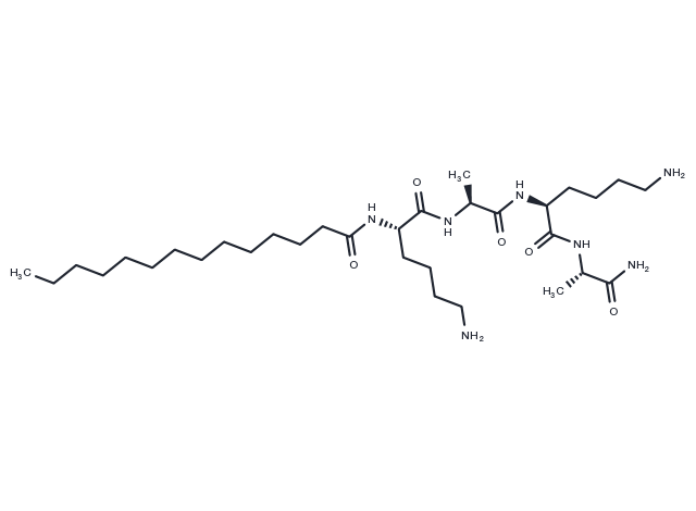 TargetMol Chemical Structure Myristoyl tetrapeptide-12