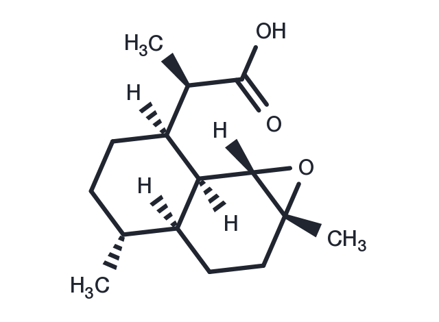 alpha-Epoxydihydroartemisinic acid Chemical Structure