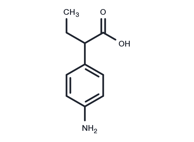 2-(4-Aminophenyl)butanoic acid Chemical Structure