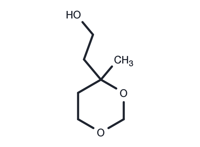 m-Dioxane-4-ethanol, 4-methyl- Chemical Structure
