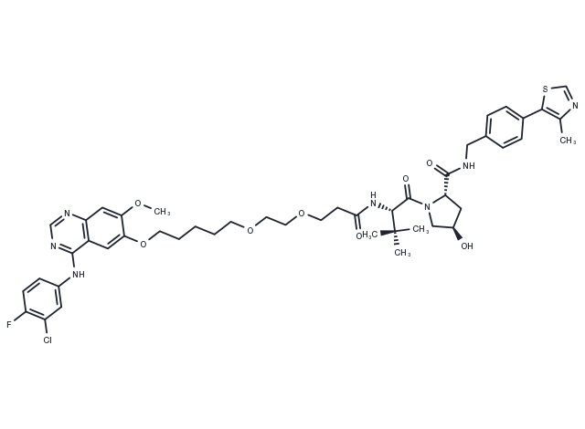 Gefitinib-based PROTAC 3 Chemical Structure