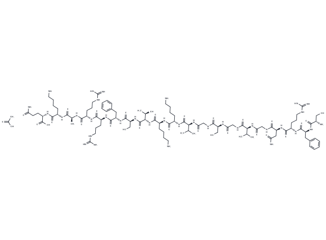 TargetMol Chemical Structure Neuropeptide S (Rat) acetate