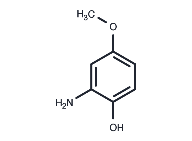 2-Amino-4-methoxyphenol Chemical Structure