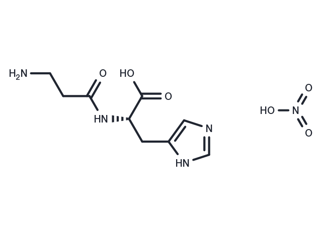 Carnosine nitrate Chemical Structure