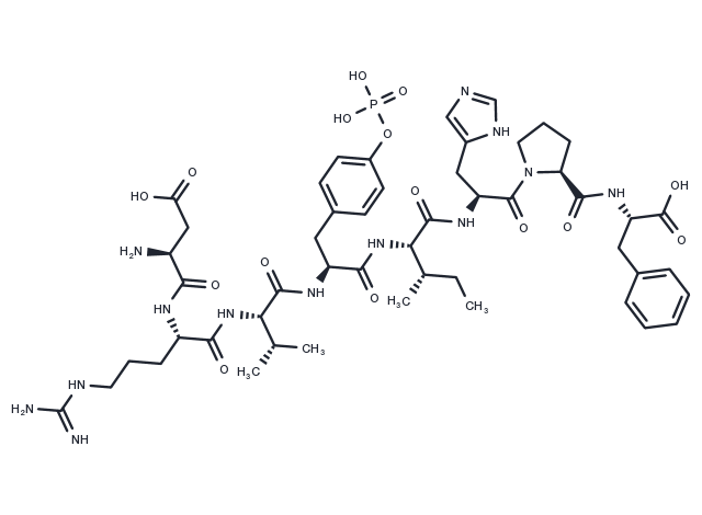 [Tyr(P)4] Angiotensin II Chemical Structure