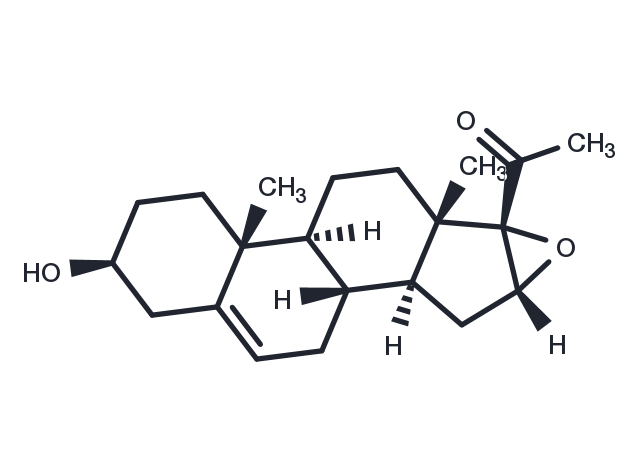 16,17-Epoxypregnenol Chemical Structure