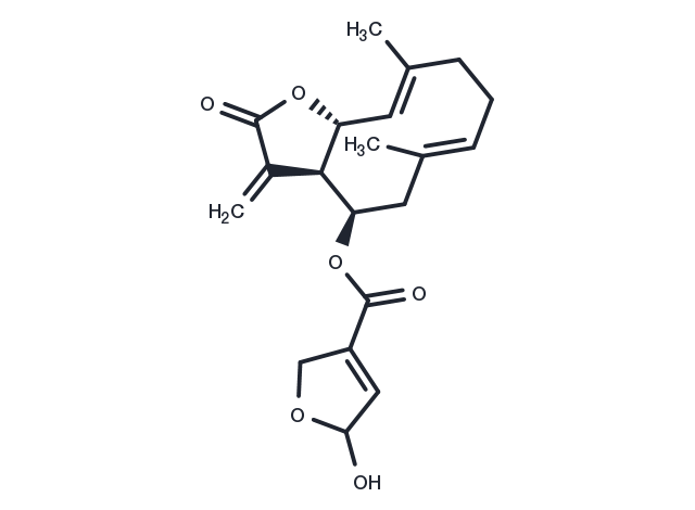 20-Dehydroeupatoriopicrin semiacetal Chemical Structure