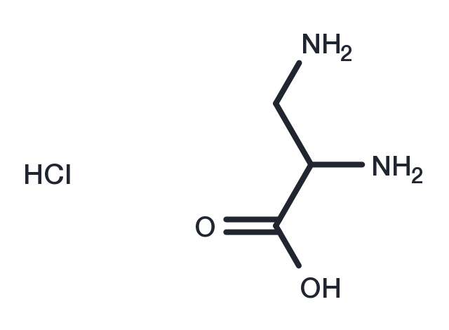 2,3-Diaminopropanoic acid hydrochloride Chemical Structure