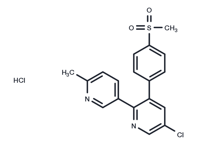 Etoricoxib HCl Chemical Structure
