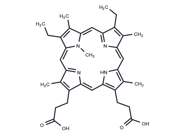 N-methyl Mesoporphyrin IX Chemical Structure