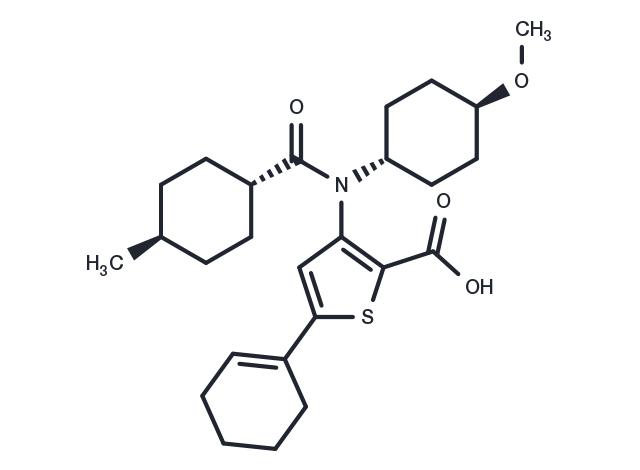 TargetMol Chemical Structure VCH-916 free acid(1200133-34-1 free base)