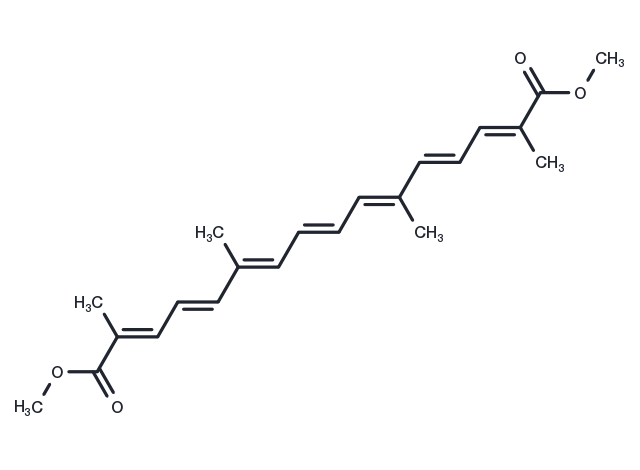 TargetMol Chemical Structure Crocetine dimethyl ester
