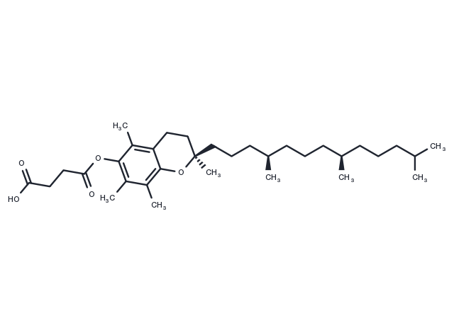 TargetMol Chemical Structure Vitamin E succinate