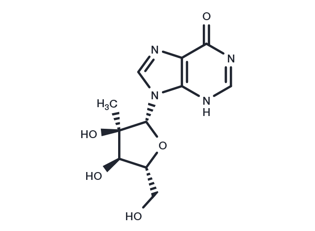 TargetMol Chemical Structure 2’-beta-C-Methyl inosine