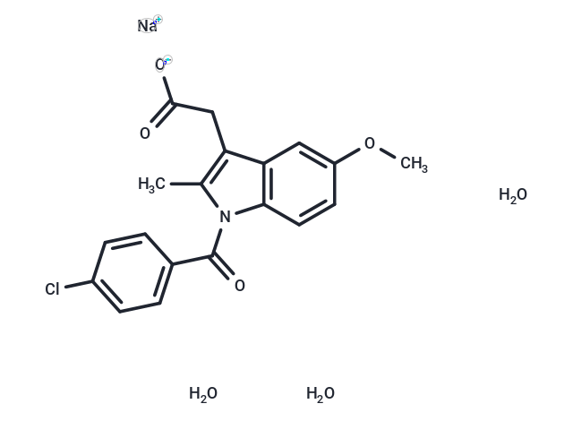 Indomethacin sodium hydrate Chemical Structure