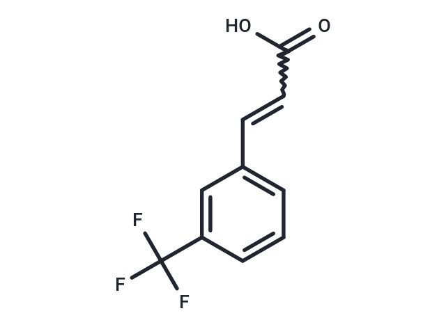 TargetMol Chemical Structure 3-(Trifluoromethyl)cinnamic acid
