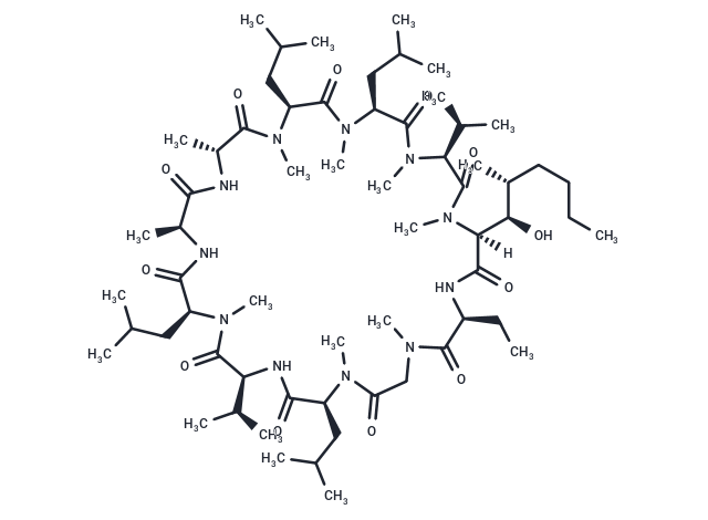 Dihydrocyclosporin A Chemical Structure